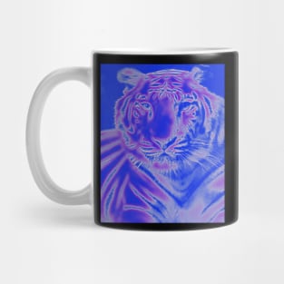 White Tiger from India - Purple colour Mug